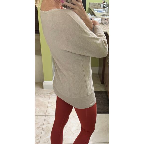 Chicos modal cotton wool blend tunic beige sweater size 2 Large - Picture 6 of 6